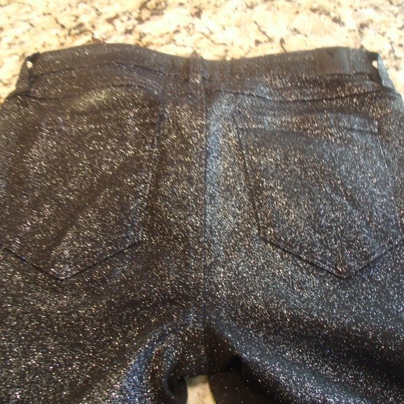 Guess Power Skinny Black Mysteek Wash Glitter Jean - Picture 6 of 16